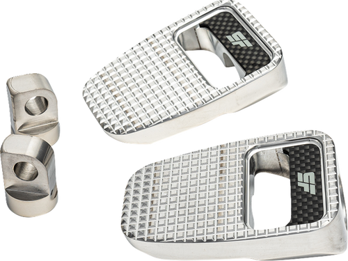 SLYFOX SF-904-00-2 Foot Pegs - Silver Polished