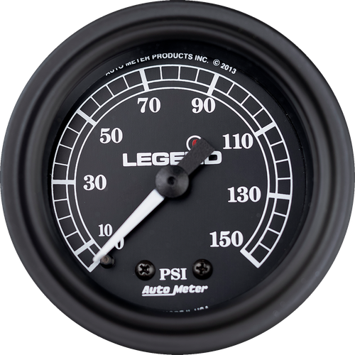 LEGEND SUSPENSION 2212-0484 Fairing Mounted LED Backlit PSI Gauges - Black