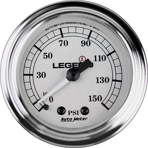 LEGEND SUSPENSION 2212-0485 Fairing Mounted LED Backlit PSI Gauges - Silver