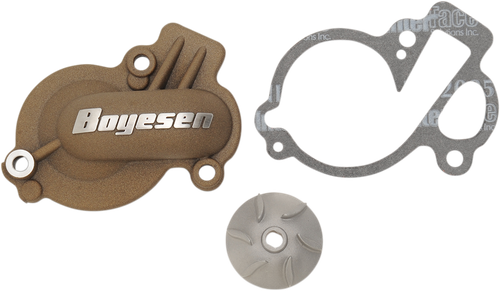 BOYESEN WPK-45AM Supercooler Water Pump Cover and Impeller Kit - Magnesium Gas Gas/Husqvarna/KTM