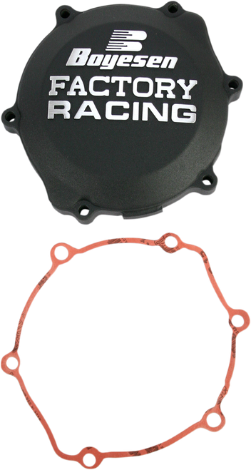 BOYESEN CC-30B Factory Clutch Cover - Black Yamaha