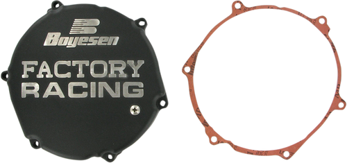 BOYESEN CC12B Factory Clutch Cover - Black Kawasaki