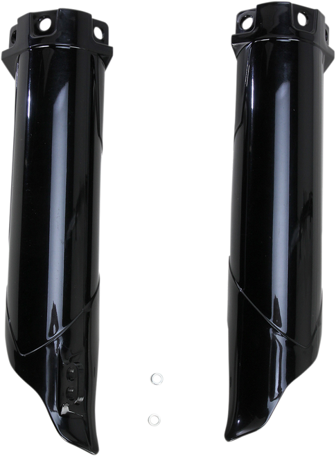 ACERBIS 2374060001 Replacement Fork Covers for Kawasaki - Lower Black