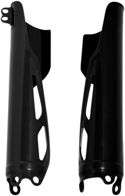 ACERBIS 2736240001 Replacement Fork Covers for Honda — Fork - Lower Black Honda