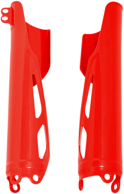 ACERBIS 2736240227 Replacement Fork Covers for Honda — Fork - Lower Red Honda