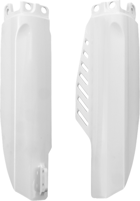 ACERBIS 2115150002 Fork Cover - Lower White Honda