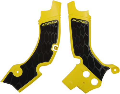 ACERBIS 2630531017 X-Grip Frame Guards - Yellow/Black RM-Z 450