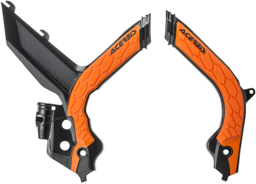 ACERBIS 2783155229 X-Grip Frame Guards - '16 OEM OrangeBlack KTM