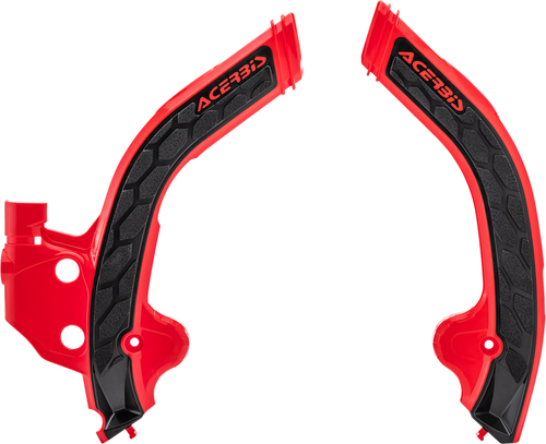 ACERBIS 2801941018 X-Grip Frame Guards - Red/Black Beta '20-'24