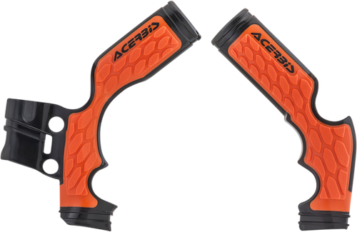 ACERBIS 2688761018 X-Grip Frame Guards - Red/Black Gas Gas | Husqvarna | KTM