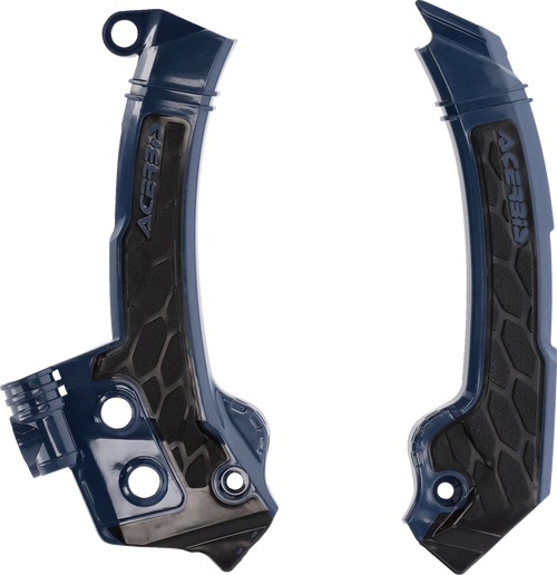ACERBIS 2979601034 X-Grip Frame Guards - Blue/Black Husqvarna
