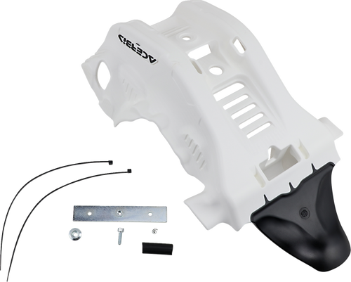 ACERBIS 2736361035 Skid Plate - White/Black Gas Gas | Husqvarna | KTM