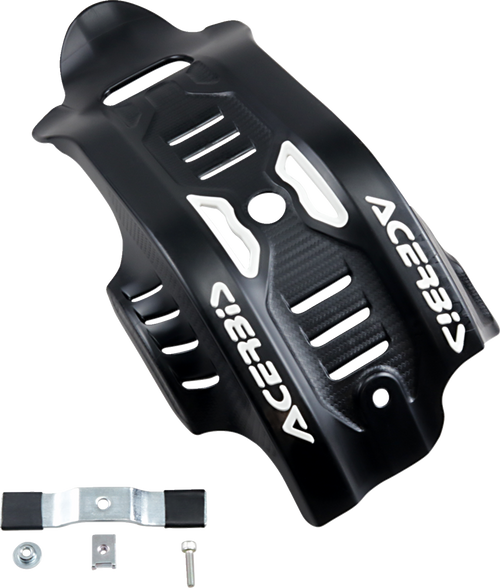 ACERBIS 2733461007 Skid Plate - Black/White Gas Gas | Husqvarna | KTM