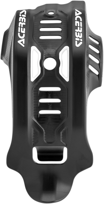 ACERBIS 2791661007 Skid Plate - Large Black/White Husqvarna