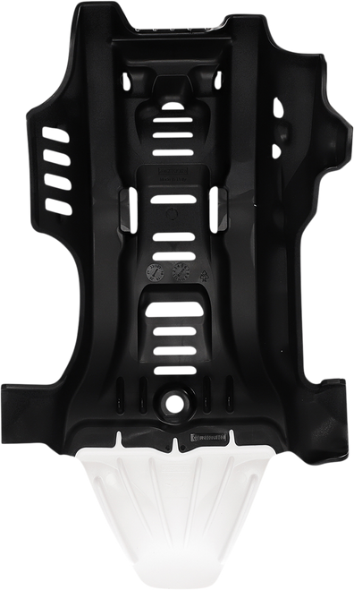 ACERBIS 2791681007 Skid Plate - Black/White Gas Gas | Husqvarna | KTM