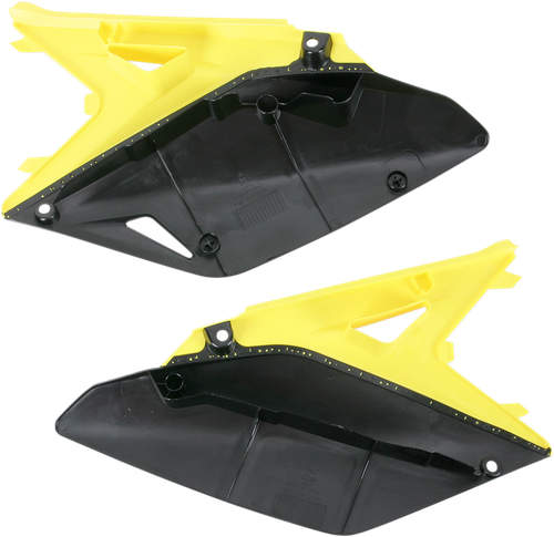 ACERBIS 2171921017 Replacement Side Panels - Black/Yellow OEM '10-'12 Suzuki RMZ '10-'18