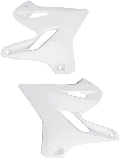 ACERBIS 2402980002 Replacement Radiator Shrouds - White Yamaha YZ '15-'22