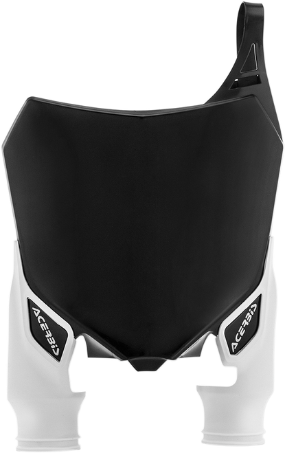 ACERBIS 2527411007 Raptor Front Number Plate - Black/White