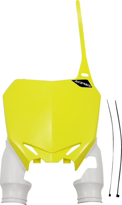 ACERBIS 2527391182 Raptor Front Number Plate - Yellow/White