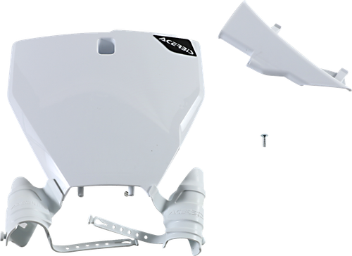 ACERBIS 2791476811 Raptor Front Number Plate - '20 White