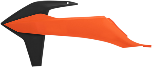 ACERBIS 2726515225 Replacement Radiator Shrouds - Black/Orange OEM '16 KTM EX/SX/XC '19-'23