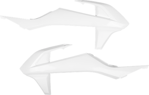 ACERBIS 2980600002 Replacement Radiator Shrouds - White Gas Gas | KTM MC/SX '16-'25