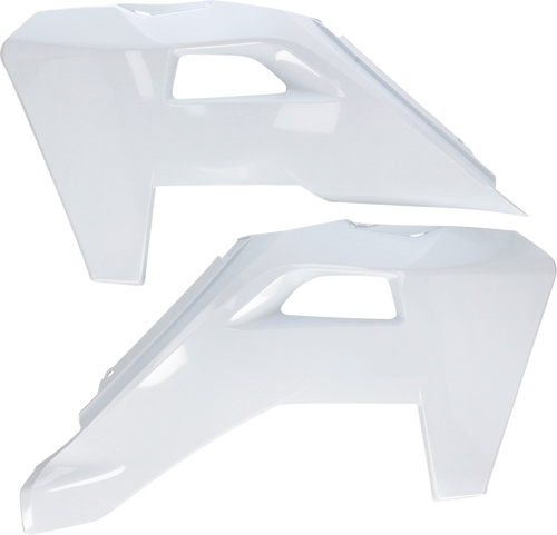 ACERBIS 2986686811 Replacement Radiator Shrouds - White OEM '20 Husqvarna FC/FX/TC/TX '25