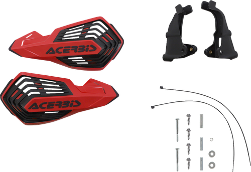 ACERBIS 2801971018 K-Future Handguards - Red/Black