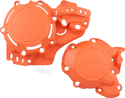 ACERBIS 2645515226 X-Power Engine Cover Kit - Orange Gas Gas/Husqvarna/KTM