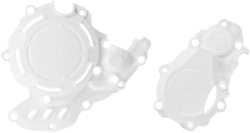 ACERBIS 2732130002 X-Power Engine Cover Kit - White Gas Gas/Husqvarna/KTM