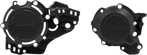 ACERBIS 2872870001 X-Power Engine Cover Kit - Black Gas Gas