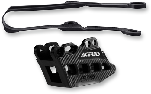 ACERBIS 2449450001 Chain Guide and Slider Kit - Kawasaki KX250F/450F Black