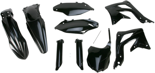 ACERBIS 2314200001 Full Replacement Plastic Kit For Kawasaki - Black Kawasaki KX '13-'15