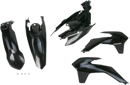 ACERBIS 2314310001 Standard Body Replacement Plastic Kit - Black KTM SX/XC '13-'16