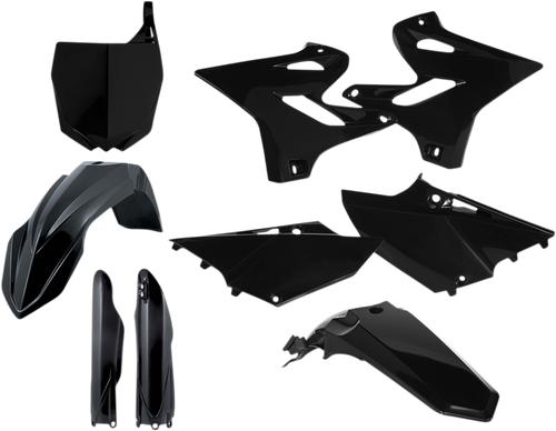 ACERBIS 2402960001 Full Replacement Plastic Kit For Yamaha - Black Yamaha YZ '15-'22