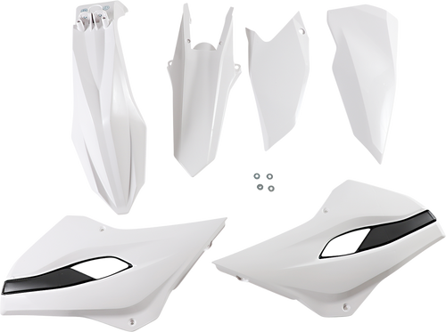 ACERBIS 2393444584 Standard Body Replacement Plastic Kit - '14 OEM White Husqvarna FC '14-'16