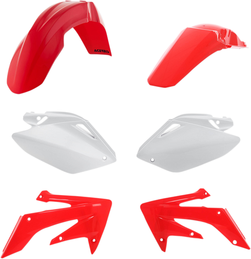 ACERBIS 2040960206 Standard Replacement Body Kit For Honda - '05 OEM Red/White Honda CRF '04-'05