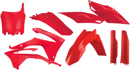 ACERBIS 2314410227 Full Replacement Plastic Kit For Honda - Red Honda CRF '13-'17