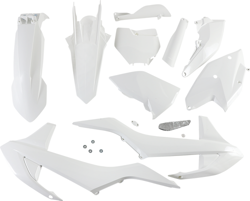 ACERBIS 2421060002 Full Replacement Plastic Kit - White KTM SX/XC '16-'18