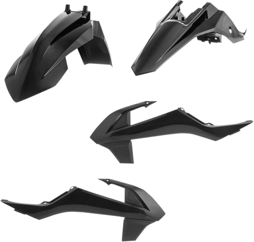 ACERBIS 2449620001 Standard Body Replacement Plastic Kit - Black Gas Gas | KTM '16-'23