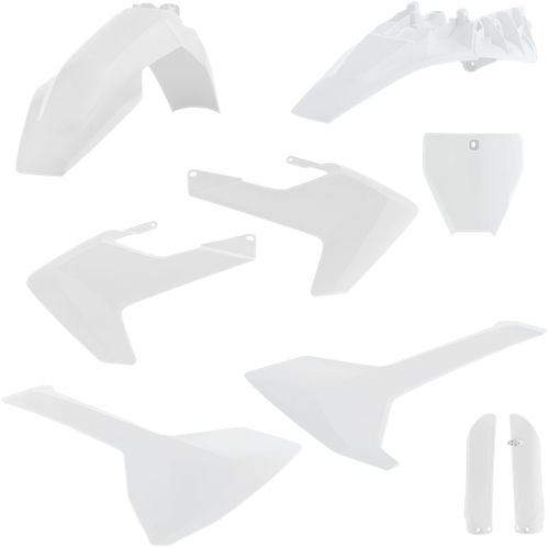 ACERBIS 2686460002 Full Replacement Plastic Kit For Husqvarna - White Husqvarna TC '18-'24