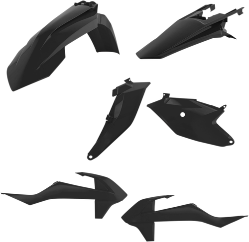 ACERBIS 2686010001 Standard Body Replacement Plastic Kit - Black Gas Gas | Husqvarna | KTM