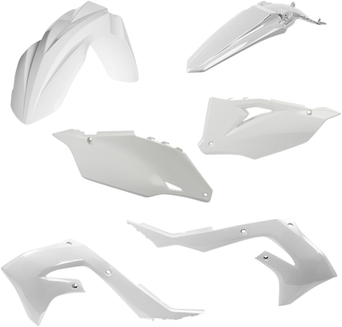 ACERBIS 2736280002 Standard Body Replacement Plastic Kit - White Kawasaki KX '19-'24