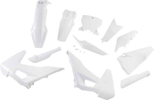 ACERBIS 2726556811 Full Replacement Plastic Kit For Husqvarna - '20 White Husqvarna FC/FX/TC/TX '19-'22