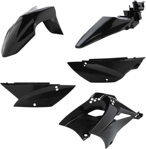 ACERBIS 2780500001 Standard Body Replacement Plastic Kit - Black Kawasaki Kawasaki KLX '10- '20