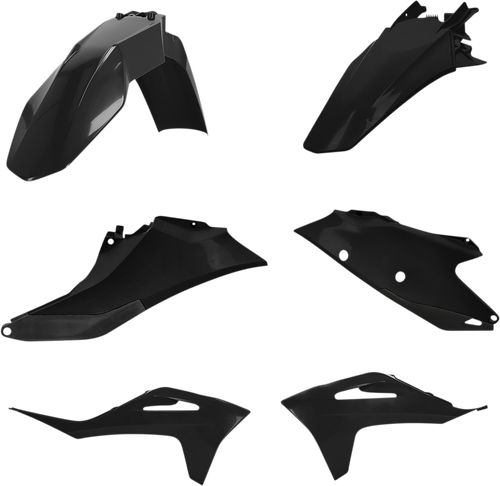 ACERBIS 2872800001 Standard Body Replacement Plastic Kit - Black Gas Gas EC '21-'23