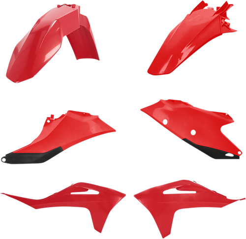 ACERBIS 2872801018 Standard Body Replacement Plastic Kit - Red/Black Gas Gas EC '21-'23