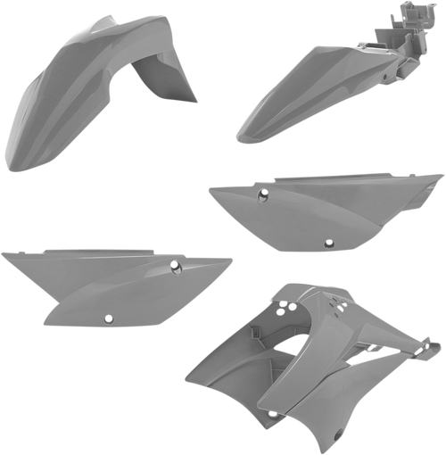 ACERBIS 2780500011 Standard Body Replacement Plastic Kit - Gray Kawasaki KLX '10-'20