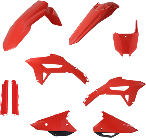 ACERBIS 2858927118 Full Replacement Plastic Kit For Honda - '21 OEM Red/Black Honda CRF '21-'24