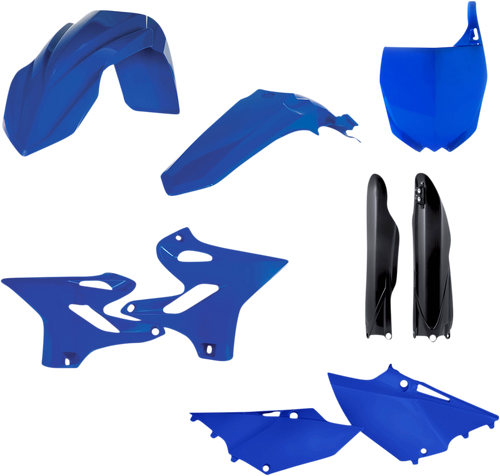 ACERBIS 2402967118 Full Replacement Plastic Kit For Yamaha - '21 OEM Blue/Black Yamaha YZ 15-'22